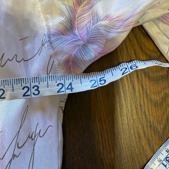 Adidas Lightweight Zip Up Script Print Silky Jacket Size L/XL - Picture 10 of 11